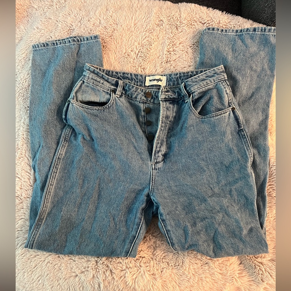 Wrangler Blue Relaxed Fit Jeans Classic Denim